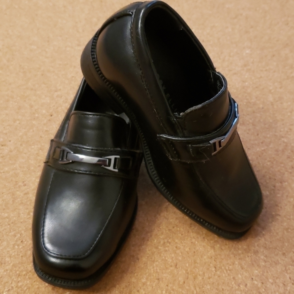 Perry Ellis Portfolio Black Slip-on Shoes